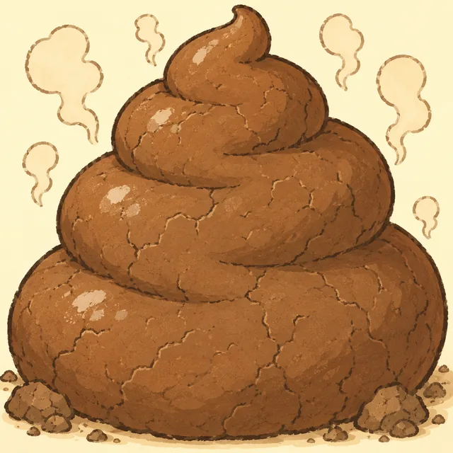 ボスの巨大うんち